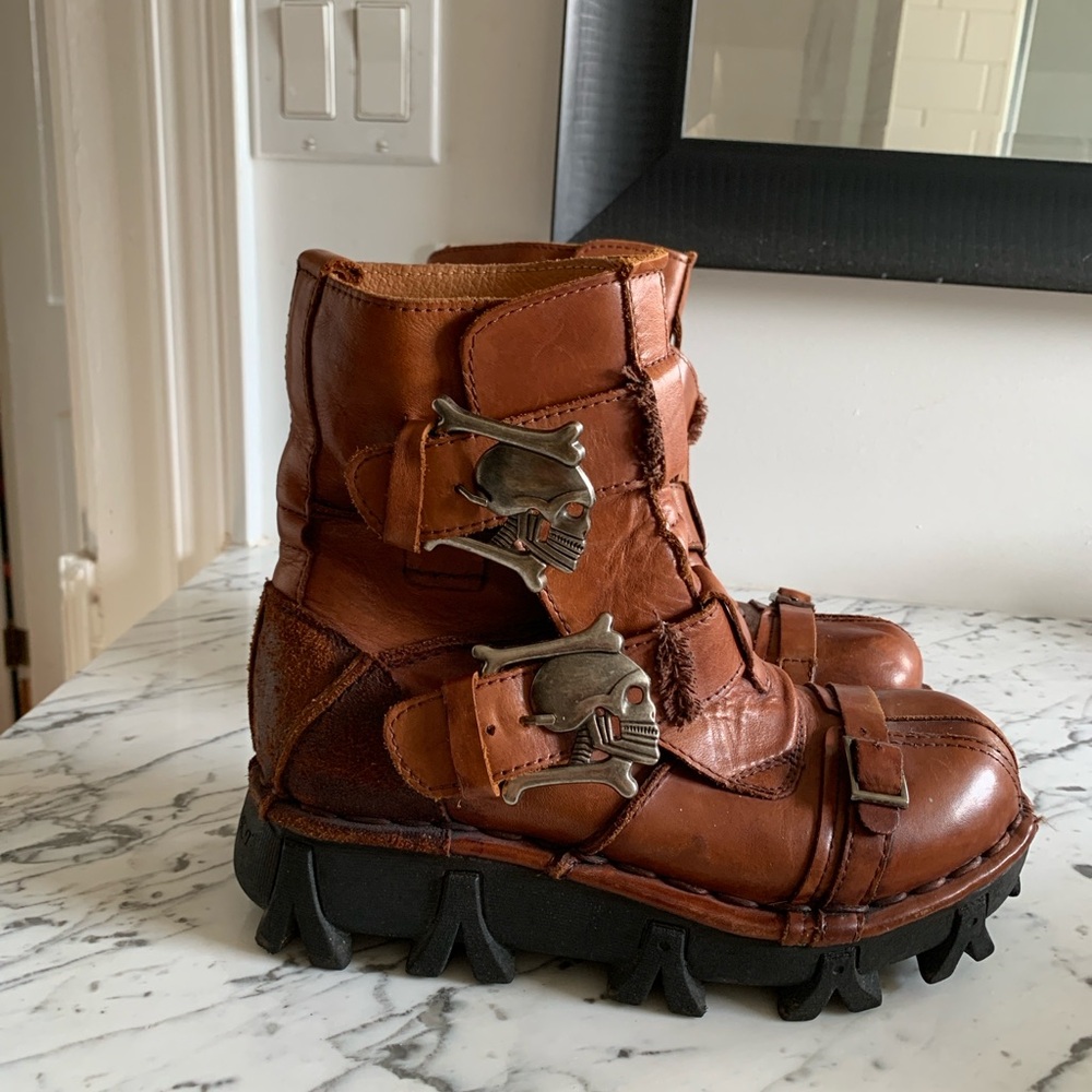 Boseton Mens Motorcycle Boots 6
